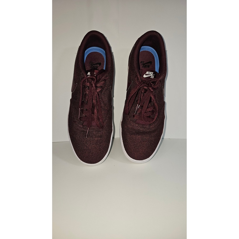 Nike SB Burgundy Mesh Low Top Sneakers Skate Shoes Men Size 10 - Picture 2 of 13